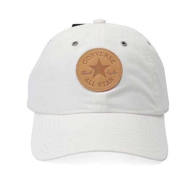 CONVERSE】PREMIUM BASEBALL CAP 棒球帽休閒帽男帽女帽白色(10025960