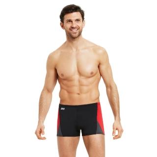 【Zoggs】男性《紅色賽道》 專業運動四角泳褲(游泳/海邊/比賽/競賽/訓練/鐵人/三鐵)