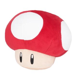 【Nintendo 任天堂】任天堂正版授權娃娃 超級蘑菇 瑪利歐 玩偶 娃娃(S)