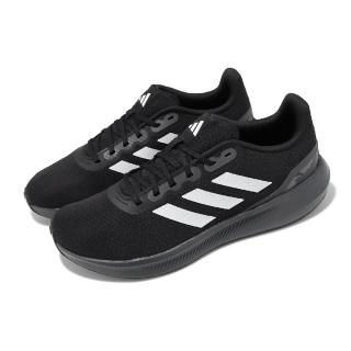 【adidas 愛迪達】慢跑鞋 Runfalcon 3.0 男鞋 女鞋 黑 白 緩衝 透氣 輕量 運動鞋 愛迪達(IE0742)