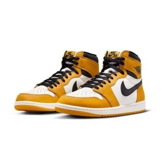 【NIKE 耐吉】Air Jordan 1 Retro High OG Yellow Ochre 黃白 男鞋 休閒鞋 DZ5485-701