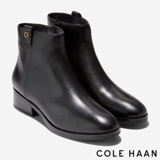 【Cole Haan】LEIGH BOOTIE 經典短靴 女靴(經典黑-W29282)