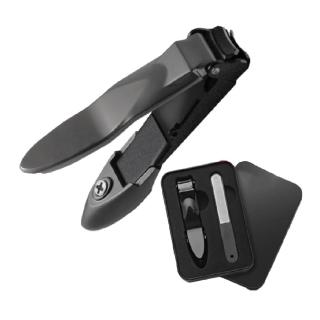 【Hybolar】德國技術最新款第二代防飛濺指甲剪(大隻黑色禮盒組)