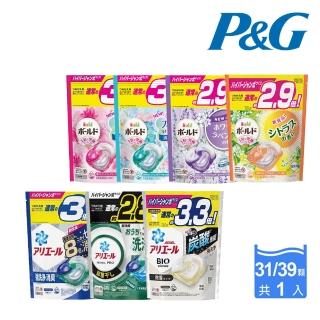 【P&G】日本進口 2023新款4D袋裝洗衣球 33/36/39入(多款任選/平行輸入)