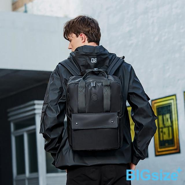 【B+ 大尺碼專家】潮流 後背包 雙肩包 多功能 時尚 學生書包 旅行背包(0808121)