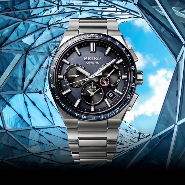 【SEIKO 精工】Astron 大谷翔平廣告款GPS衛星定位雙時區鈦