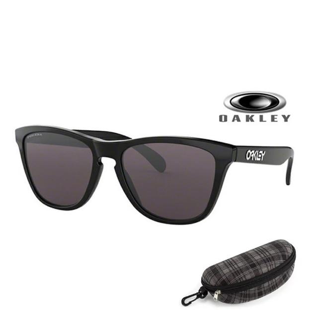 Oakley】奧克利FROGSKINS 亞洲版舒適輕量設計太陽眼鏡OO9245 75 黑框抗