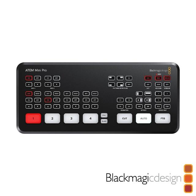 【Blackmagic Design】BMD ATEM Mini Pro 現場切換台(公司