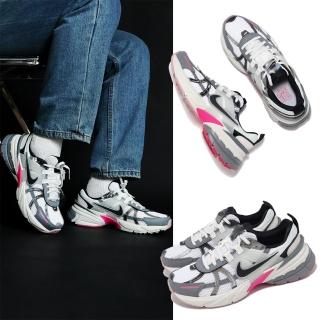 【NIKE 耐吉】休閒鞋 Wmns V2K Run 龍年限定 CNY 女鞋 灰 粉紅 銀 復古 運動鞋(FZ5061-100)