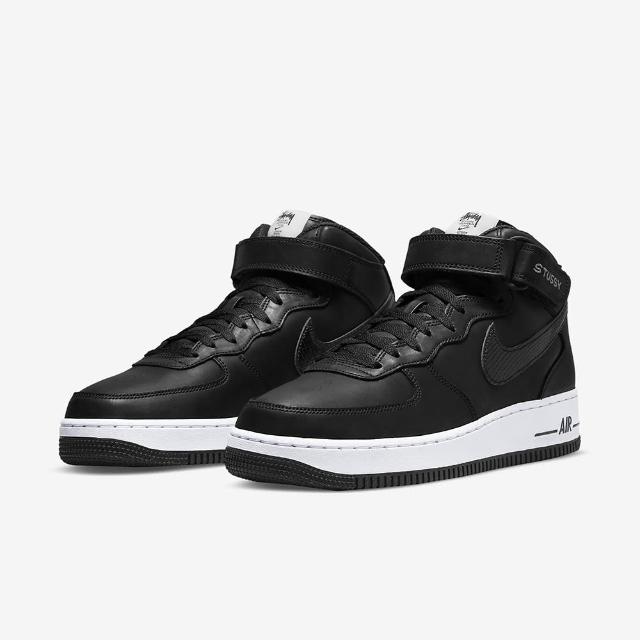 【NIKE 耐吉】AIR FORCE 1 07 MID SP STUSSY 限量聯名中筒男鞋