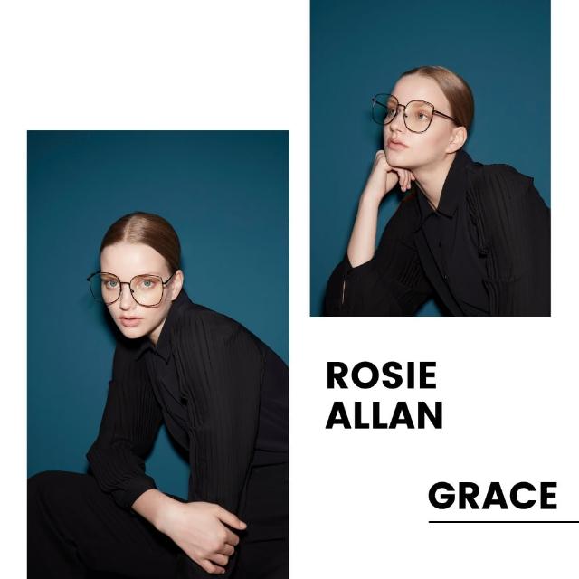 【ROSIE ALLAN】GRACE 抗藍光眼鏡 咖啡框