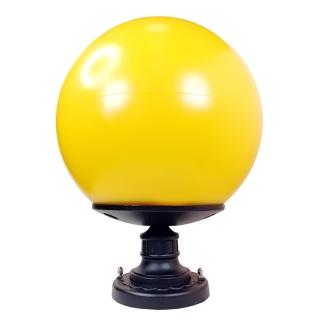 【彩渝】300MM PE 門柱燈(圓球 戶外球形柱頭燈 球型燈罩 庭園燈 可搭配LED)