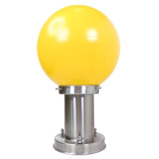 【彩渝】200MM PE 門柱燈(PMMA 圓球 戶外球形柱頭燈 球型燈罩 庭園燈 可搭配LED)