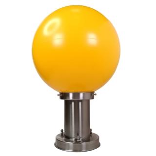 【彩渝】250MM PE 門柱燈(PMMA 圓球 戶外球形柱頭燈 球型燈罩 庭園燈 可搭配LED)