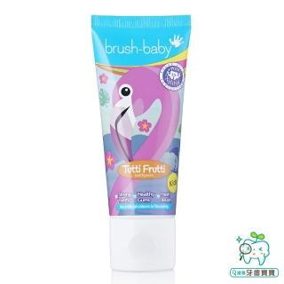 【brush-baby】FS751E 英國brush-baby 火鶴木糖醇牙膏水果汽水50ml(英)