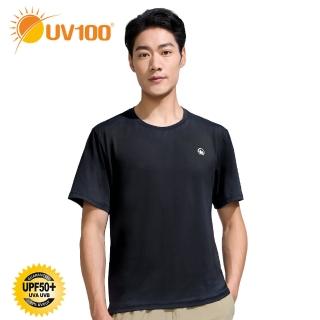 【UV100】抗UV-Apex銀纖維抗菌圓領短袖上衣-男BA24102(防曬、銀纖維、涼感、抗菌)