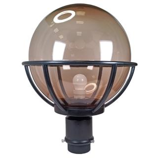 【彩渝】300MM 3英吋底座 PMMA 庭園燈(戶外球形庭園燈 球形燈罩 觀景燈 造景燈 可搭LED)