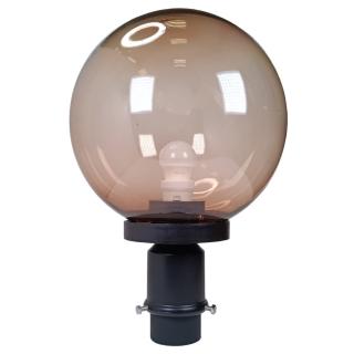【彩渝】250MM 2.5英吋底座 PMMA 庭園燈(戶外球形庭園燈 球形燈罩 觀景燈 造景燈 可搭LED)
