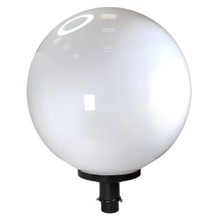 【彩渝】500MM PMMA 2.5英吋底座 庭園燈(戶外球形庭園燈 球形燈罩 觀景燈 造景燈 可搭LED)