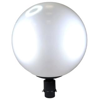 【彩渝】500MM PE 3英吋底座 庭園燈(戶外球形庭園燈 球形燈罩 觀景燈 造景燈 可搭LED)