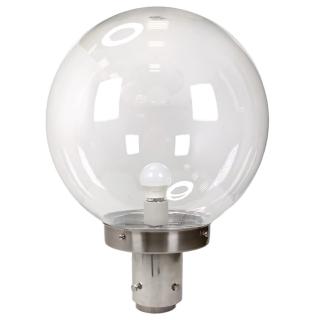 【彩渝】300MM PE 3英吋底座 庭園燈(戶外球形庭園燈 球形燈罩 觀景燈 造景燈 可搭LED)