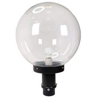 【彩渝】300MM PE 2.5英吋底座 庭園燈(戶外球形庭園燈 球形燈罩 觀景燈 造景燈 可搭LED)