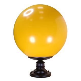 【彩渝】400MM PE 門柱燈(圓球 戶外球形柱頭燈 球型燈罩 庭園燈 可搭配LED)