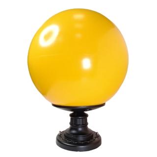 【彩渝】350MM PE 門柱燈(圓球 戶外球形柱頭燈 球型燈罩 庭園燈 可搭配LED)