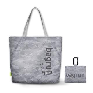 【Bagrun】全反射炫彩摺疊購物袋(軍風迷彩 環保袋 方便收納 摺疊隨身袋 手提袋)