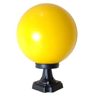 【彩渝】250MM PE 門柱燈(PMMA 圓球 戶外球形柱頭燈 球型燈罩 庭園燈 可搭配LED)