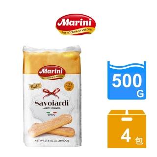 【Marini馬諾尼】手指餅乾 500Gx4入(提拉米蘇 夏洛特蛋糕 拇指餅)