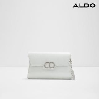 【ALDO】ERICA-時尚細鍊手拿包-女包(白色)