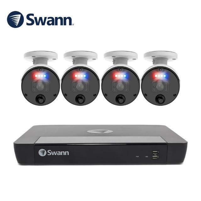 【Swann】8路NVR+4*4K IP監控組