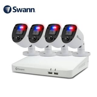 【Swann】8路DVR+4*FHD警示監控組