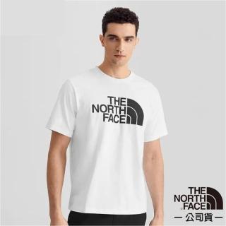 【The North Face】男款 柔軟透氣純棉短袖圓領T恤_亞洲版型/休閒衫.運動上衣(7WCI-FN4 白 N)