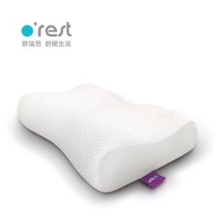 【orest】完美側睡記憶枕(抗菌枕芯 低溫感記憶棉 高密度100D高支撐 三層針織布天絲外布套 台灣製)