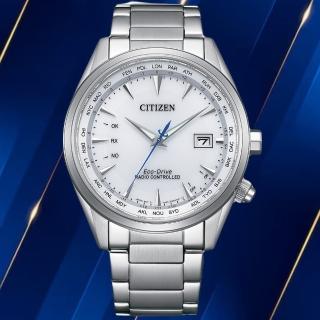 【CITIZEN 星辰】GENTS系列 電波對時 光動能腕錶(CB0270-87A)