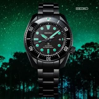 【SEIKO 精工】PROSPEX 黑潮 夜視鏡 陶瓷錶圈200米潛水機械錶-45mm_SK028(SPB433J1/6R35-03A0SD)