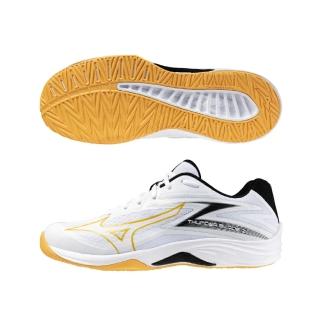【MIZUNO 美津濃】排球鞋 男鞋 女鞋 運動鞋 THUNDER BLADE 黑白黃 V1GA237010
