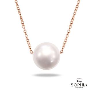 【蘇菲亞珠寶】14K玫瑰金 18吋 唯一真情 珍珠套鍊