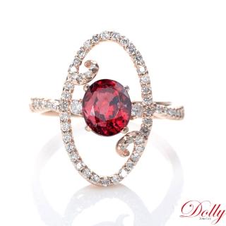 【DOLLY】2克拉 天然尖晶石鑽石戒指