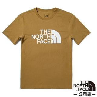 【The North Face】男款 FLASHDRY吸濕透氣短袖圓領T恤_亞洲版型/休閒衫(81NW-173 棕 N)