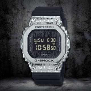 【CASIO 卡西歐】G-SHOCK 頹廢風 搖滾電子錶 43.2mm(GM-5600GC-1)