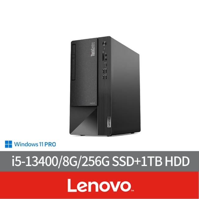 Lenovo】i5十核心商用電腦(Neo 50t/i5-13400/8G/256G SSD+1TB HDD/W11P 