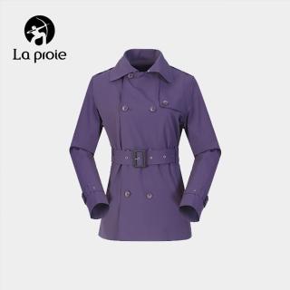【La proie 萊博瑞】女款防潑水旅行風衣(絲絨紫-CF1772005)