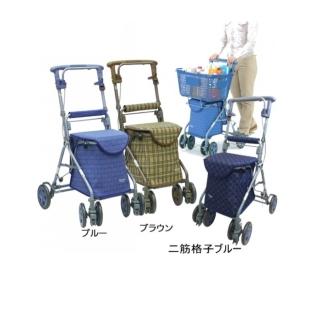 【助步車】日本 SHIMA Rhythm RWC 輕型散步購物車(#老人手推車#老人買菜購物車#助步助行車#輕便可折疊)