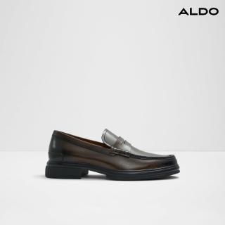 【ALDO】TUCKER-特色簡約真皮紳士鞋-男鞋(咖啡色)