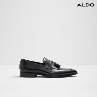 【ALDO】VINCI-精緻流蘇綴飾真皮紳士鞋-男鞋(黑色)