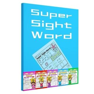【子玄】Sight Word Super Stars 220高頻詞練習冊(英文練習本 英文練習塗鴉本 英文練習本)
