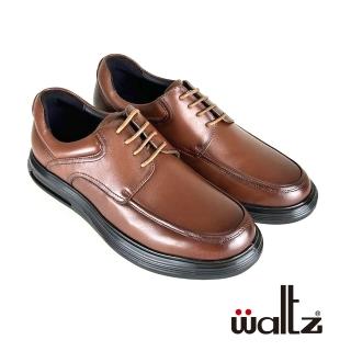 【Waltz】寬楦 氣墊 舒適皮鞋 紳士鞋 氣墊鞋(4W514088-06 華爾滋皮鞋)